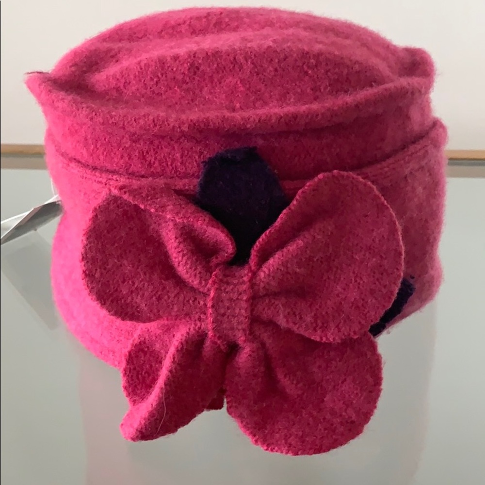 Pink Wool Hat
